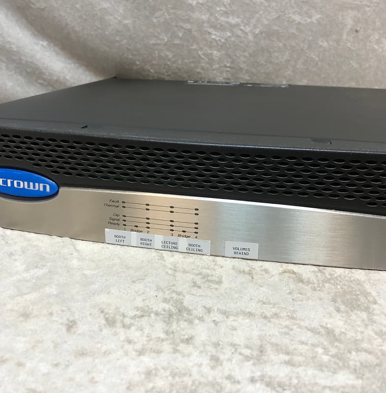 Crown CTS 4200 4 channel power amp Reverb