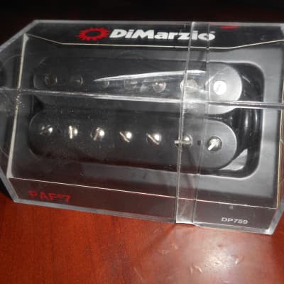 DiMarzio DP759BK PAF 7 String Humbucker - Black image 1