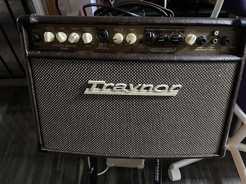 Traynor AM Standard 150W Stereo Acoustic Guitar Amplifier Reverb
