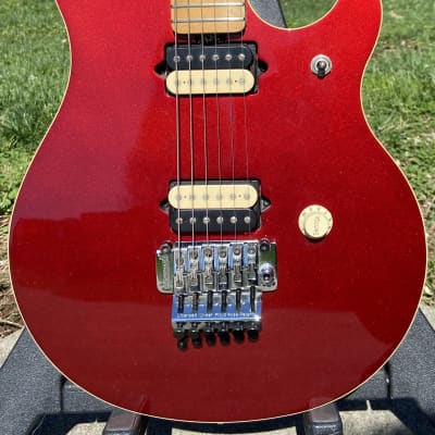 Ernie Ball Music Man Axis EX 1990s Solid Cherry Red (Sparkle) - EVH style MIJ image 2