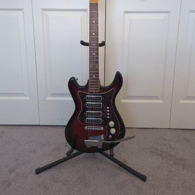 Kawai Prestige 4-pickup electric guitar 1960s - Redburst for sale