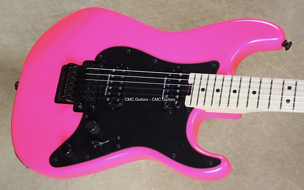 Charvel neon pink cheap