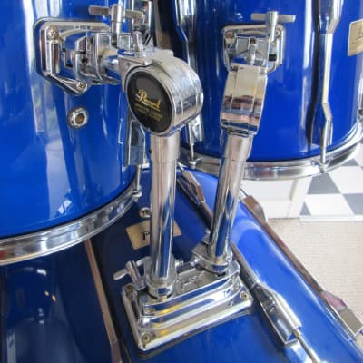 Pearl Session Elite Drum Kit Blue Lacquer 22/12/13/16 image 7