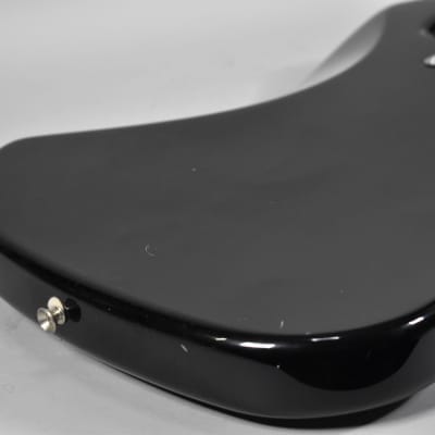 Circa 1991 Fender MIJ Fujigen Factory Jazz Bass Black Finish Left-Handed Electric Bass image 10
