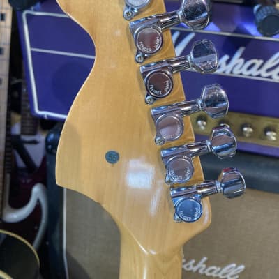 Squier by Fender ST-55 JV Stratocaster MIJ Vintage RARE c. 1983 - Metallic Blue image 6
