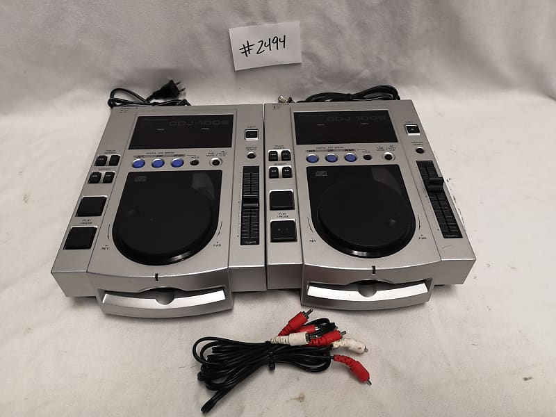 Pioneer CDJ-100S CD Players #2494 Sold Together As A Pair - Good Used  Working Condition Pair