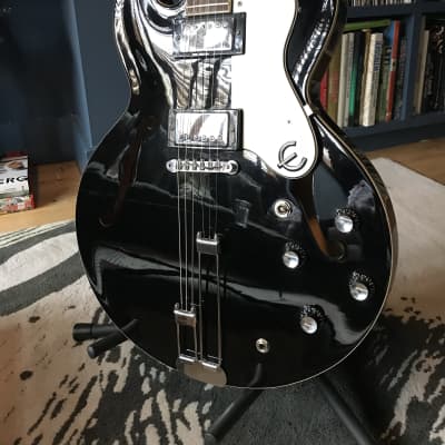 epiphone riviera  black ピアレス Epiphone Riviera (Peerless) 1999 Ebony | Reverb