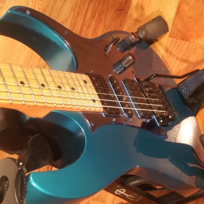 Ibanez RG550M 1991 - Blue with Blue Mirror Pick Guard image 2