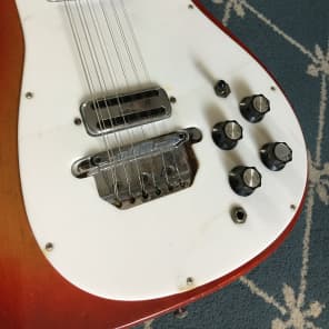 Rickenbacker 450-12 12-String Electric Guitar 1967 Fireglo image 5
