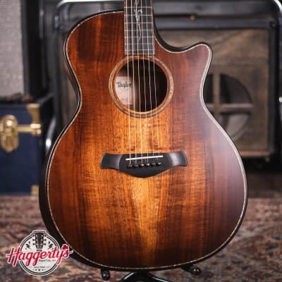 Taylor Builder's Edition K24ce V-Class Grand Auditorium Acoustic/Electric Guitar with Deluxe Hardshell Case - Demo image 1