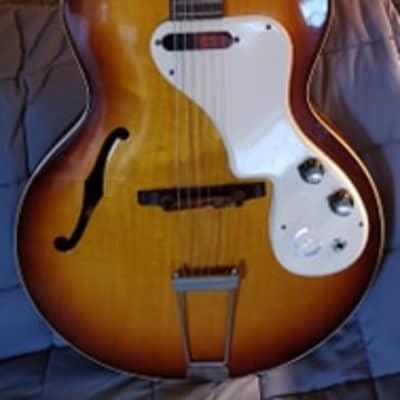 Gibson-Made Epiphone Granada E-444T Hollow-body Electric Guitar 1964 (?) With Original Case image 1
