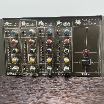 Valley People PR10A Rack w/ 5 Kepex II & 5 Gain Brain II Modules | Reverb