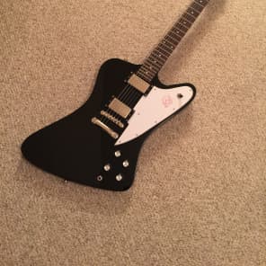 Black Epiphone Firebird, EXC condition, free shipping. | Reverb
