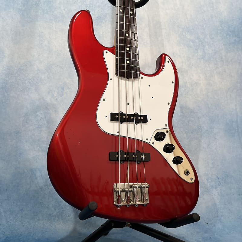 1997 Fender Japan JB-62 Jazz Bass Candy Apple Red, CIJ | Reverb