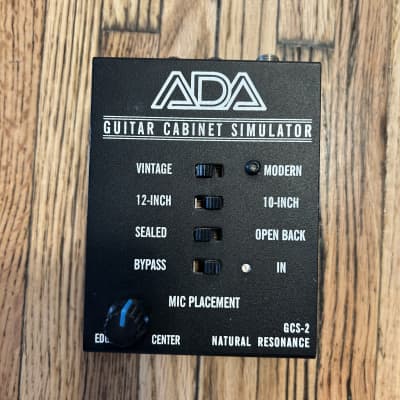 A/DA GCS-2 Cabinet Simulator and DI Box | Reverb