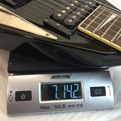 Fernandes JS-100 Rhodes Floyd Rose Black Offset V Japan Guitar Pro Set Up image 13