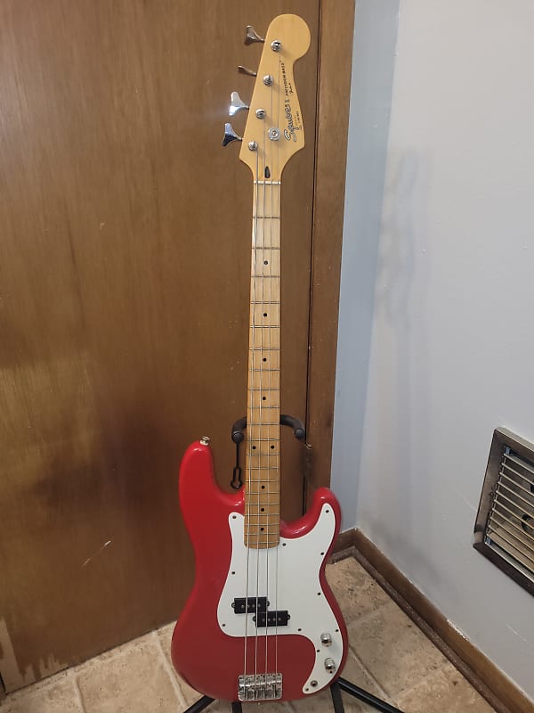 1989 Fender Squier Ii Precision Bass P Bass Mik Korea Reverb