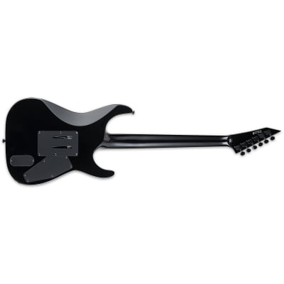 ESP LTD Kirk Hammett KH-602 Left-Handed Guitar, Macassar Ebony Fretboard, Black image 3