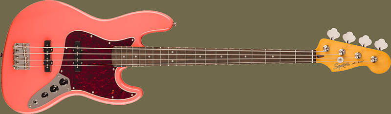 Squier Classic Vibe '60s Jazz Bass - Tahitian Coral | Reverb