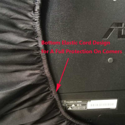 Piano Stretchable Keyboard Dust Cover for 76-88 Keys [Antistatic, Waterproof] Keyboard Universal Jackets Fit all Digital Pianos Consoles with Adjustable Elastic Cord image 3