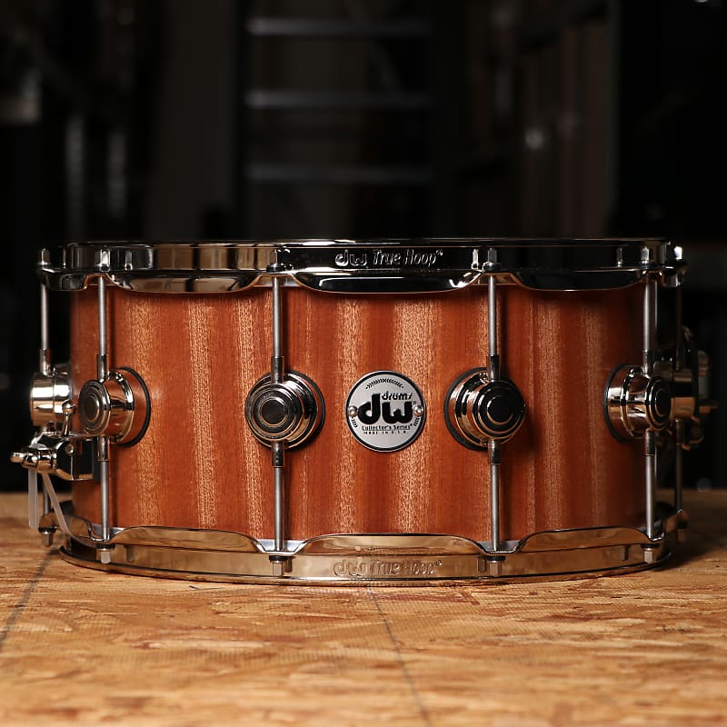 DW Collector's Series Maple / Mahogany Hybrid 6.5x14" Snare Drum image 1