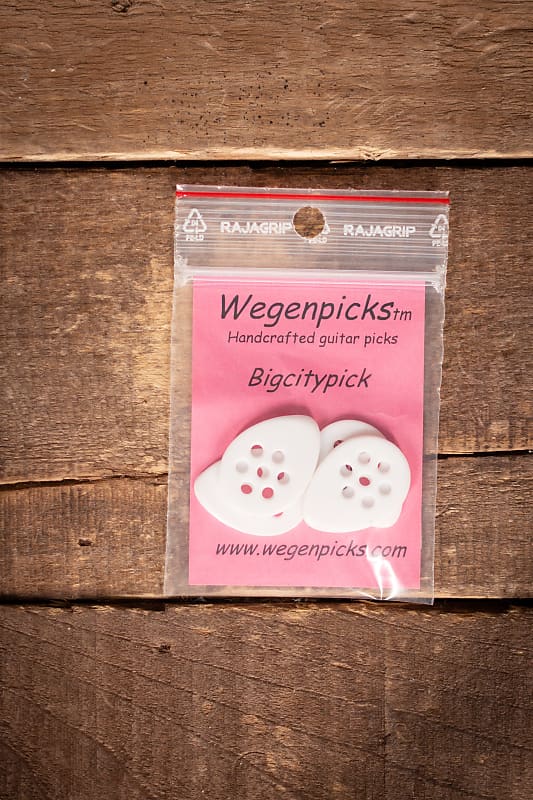 Wegen BC180 1.8mm BigCity Picks, 4pk White Reverb