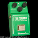 Ibanez TS-808 Tube Screamer with Texas Instruments RC4558P Malaysia op amp 1980 with "R" Logo and Lock on Nut s/n 112640 Japan
