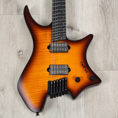 Strandberg Boden+ NX 6 True Temperament Headless Guitar, Coppertone