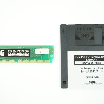 KORG EXB-PCM04 DANCE EXTREME PCM Expansion Board w/ Floppy Disk