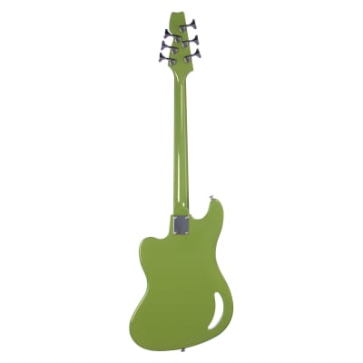 Eastwood Guitars TB-64 - Vintage Mint Green - MRG Series Teisco-inspired Short Scale 6-string Electric Bass - NEW! image 5