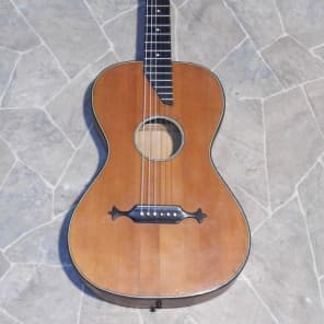 RARITY old WETTENGEL all solid PARLOR parlour guitar Bayreuth Germany ~1920 image 1