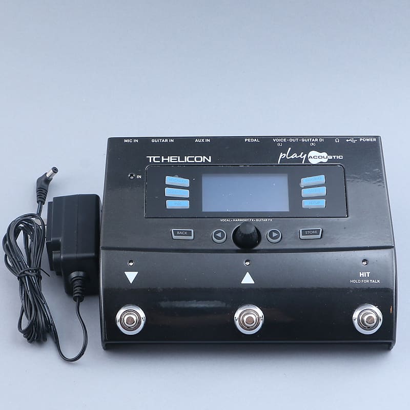 TC Helicon Voicelive Play Acoustic Vocal u0026 Guitar Effects Pedal P-19992