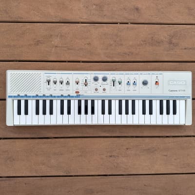 Casio MT-45 Casiotone Vintage 1982 49-Key Synthesizer Keyboard - White image 1