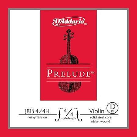 D'Addario J813 Prelude Violin D String Medium Scale - 4/4 image 1
