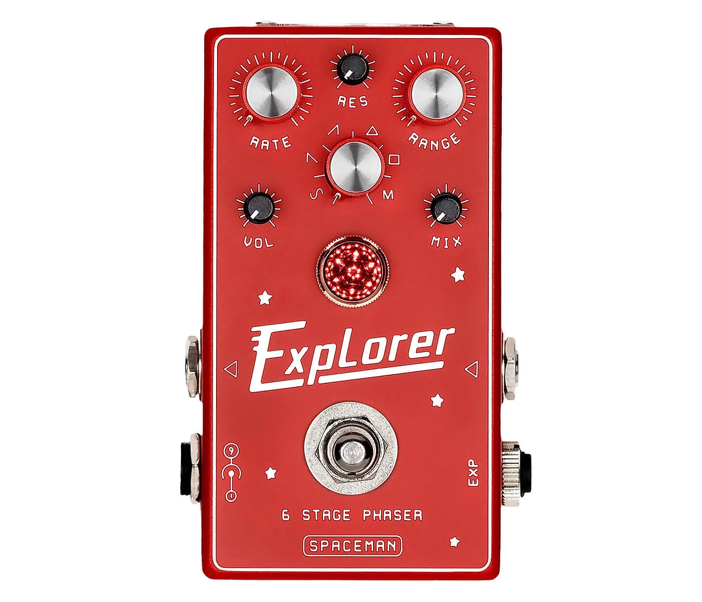 Spaceman Explorer 6 Standard /// RED Phaser Effects Pedal