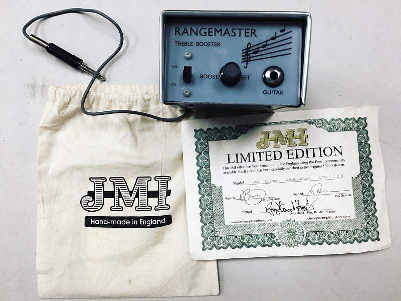 Jennings Rangemaster Treble Booster JMI Vintage Guitar Effect Replica |  Reverb