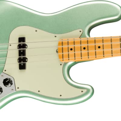 Fender American Professional II Jazz Bass Maple Fingerboard, Mystic Surf Green image 4