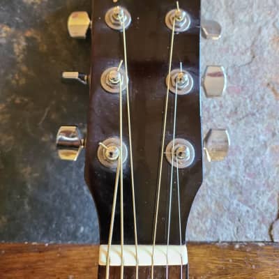 Fender FA-100 acoustic guitar - natural image 6