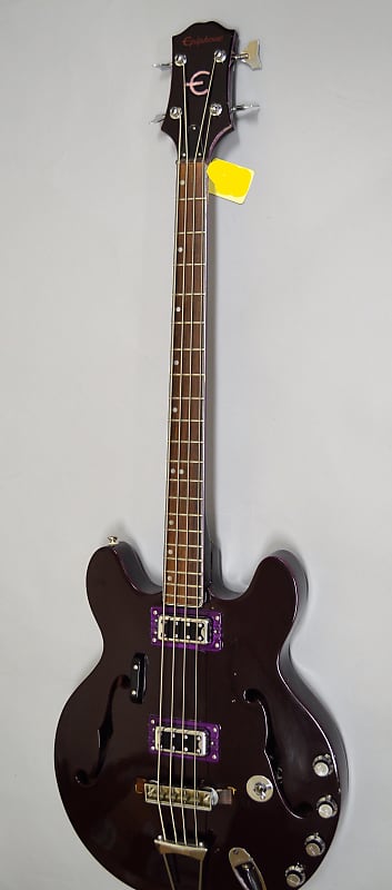 Epiphone EB-2 1970s Purple Hollow Bass image 1