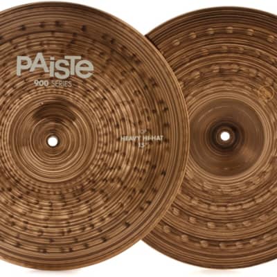Paiste 15 inch 900 Series Heavy Hi-hat Cymbals image 1