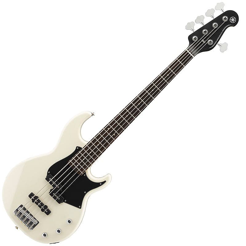 Yamaha BB235 5-String Bass Guitar - Vintage White | Reverb