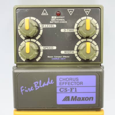 Maxon CS-F1 Chorus Fire Blade Made in Japan Guitar Effect