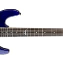Dean Custom 350 Floyd Electric Guitar - Trans Blue C350F TBL