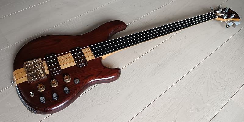 Ibanez Musician MC-940DS Fretless Sting 1980 Wood | Reverb