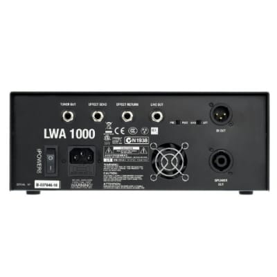 Warwick LWA 1000 BLACK | 1000W Compact Lightweight Bass Head. Brand New! image 6