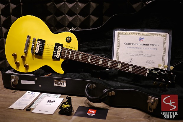 Gibson tak matsumoto yellow hotsell
