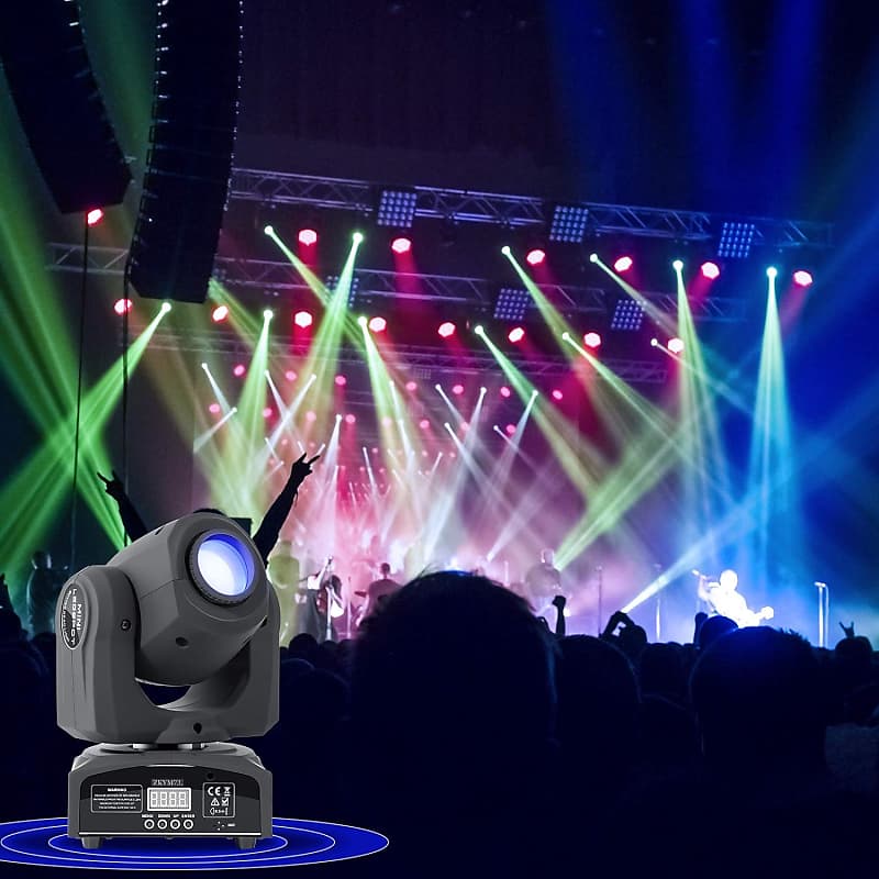 4PCS LED Moving Head Light RGBW Gobo Beam Stage DJ Disco Show DMX Spot  Lighting