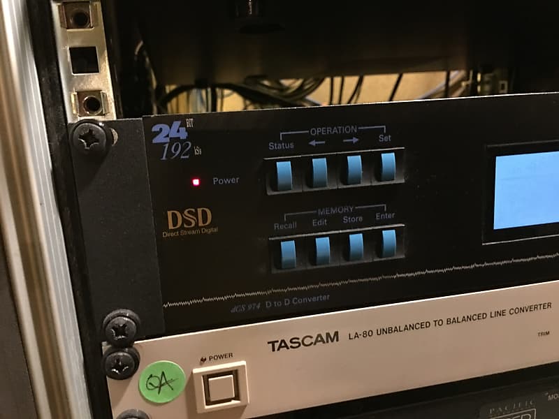 Dcs 974 digital to digital sampling rate converter pcm dsd reverb