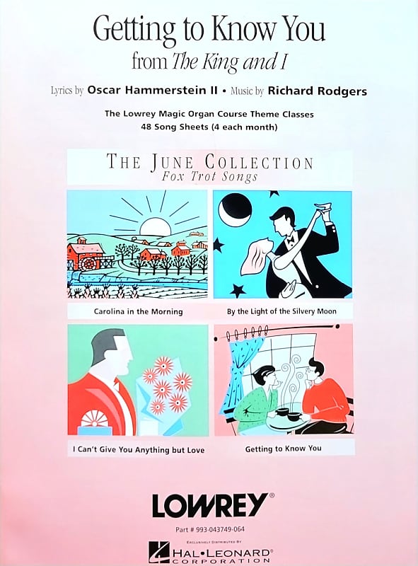 Getting to Know You Lowrey EZ Play Sheet Music Reverb