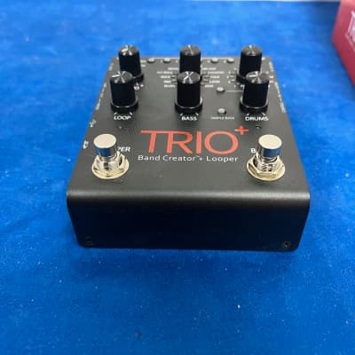 Used Digitech Trio Plus V4 Band Creator & Looper Pedal with Digitech FS3X 3-button Footswitch Original Box AC Adapter & Manual image 3